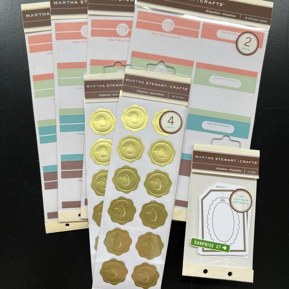 Martha‎ Stewart Crafts Label and Seal Set